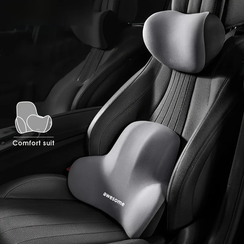Memory Foam Seat Cushion for Office Chair with Back Support for Pain Relief