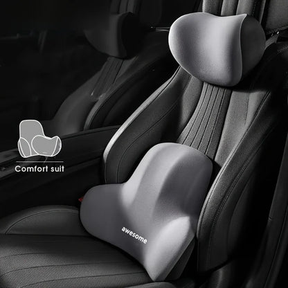 Memory Foam Seat Cushion for Office Chair with Back Support for Pain Relief