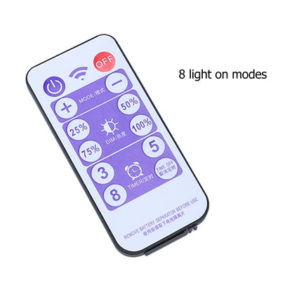Solar LED Controller Box with Remote and Timer for Garden Fairy Lights