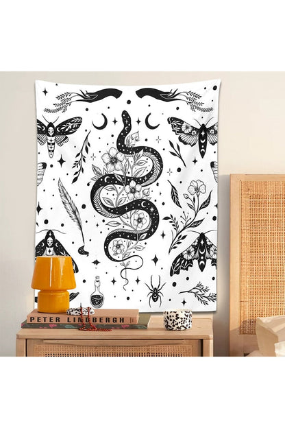 Snake Design Wall Hanging Tapestry