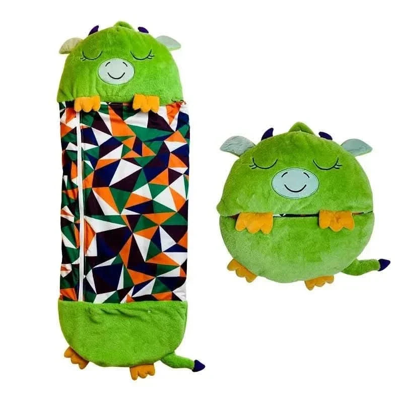 Kids' Plush Toy Sleeping Bag – 2-in-1 Snuggle Buddy Design