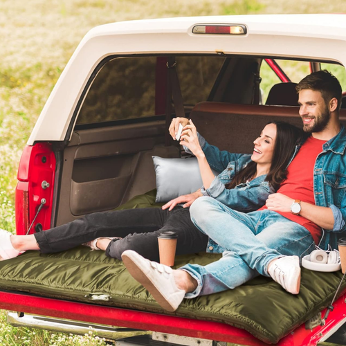 4-Season Heated Sleeping Bag for Two – Waterproof Design