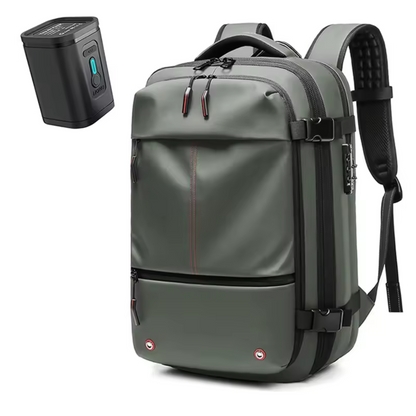 Water-Resistant Lightweight Backpack with Compression Features