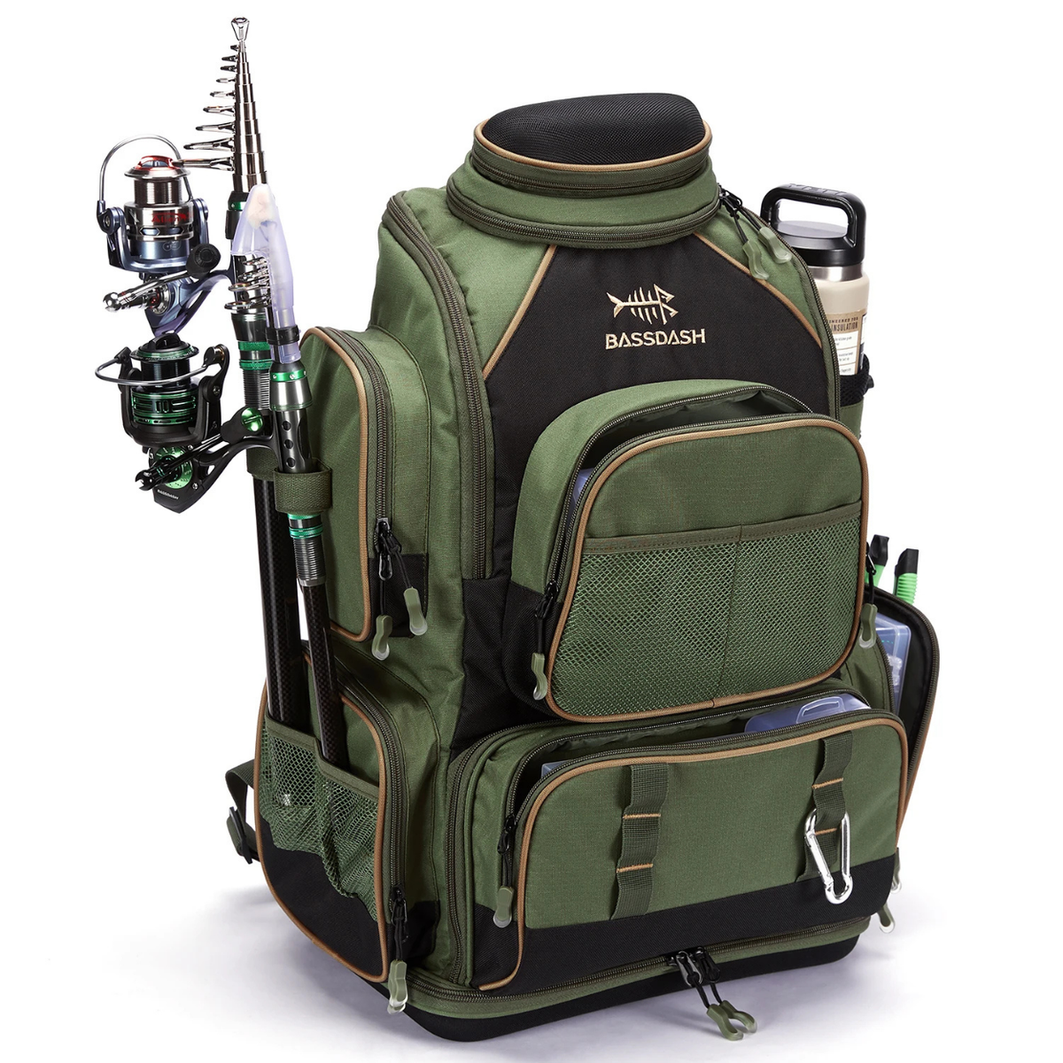 Adjustable Fishing Backpack for Anglers – Waterproof Design