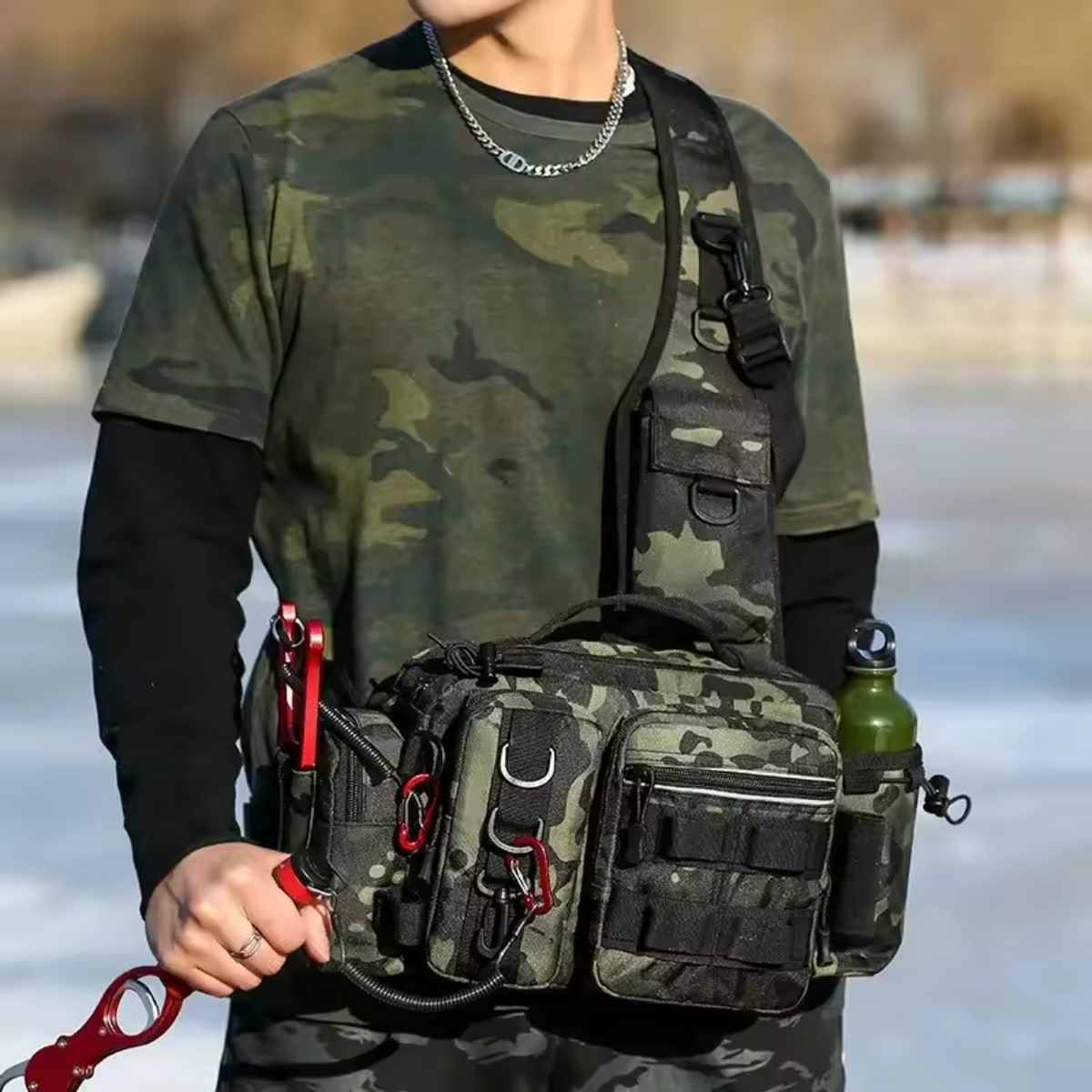 600D Versatile Fishing Gear Bag