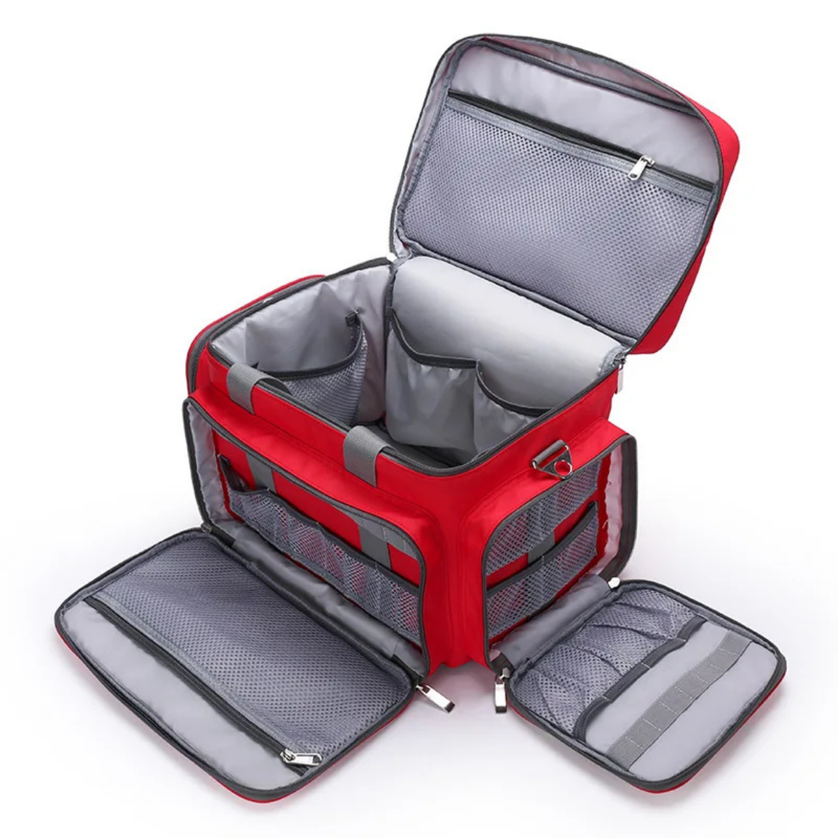 Water-Resistant Medical First Aid Kit with High Capacity