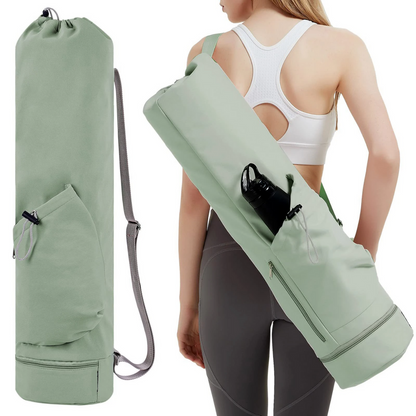 Athletic Travel Bag Featuring Water Bottle Holder