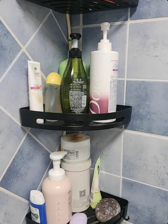 Self-Adhesive Shower Storage Solution – Waterproof, No Drilling Required