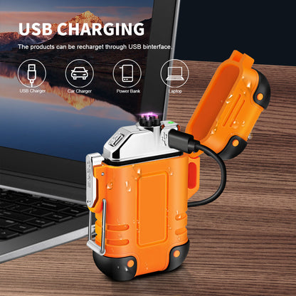 Plasma Lighter with Double Arc – Windproof and Waterproof Design