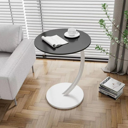 Reinforced Round Side Table for Living Room and Bedroom