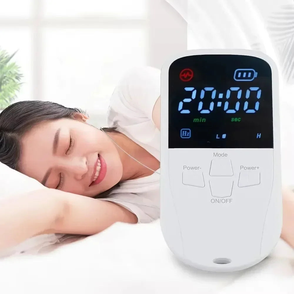 Battery-Operated Ear Clip Stimulator with 30-Minute Timer