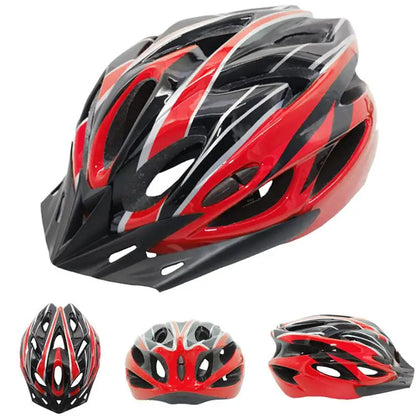 Adult Bike Helmet - Lightweight MTB Safety Gear - Adjustable Size 54-61 cm