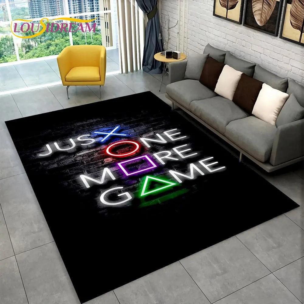 3D Soft Playmat for Kids and Gamers – Gamepad Floor Mat