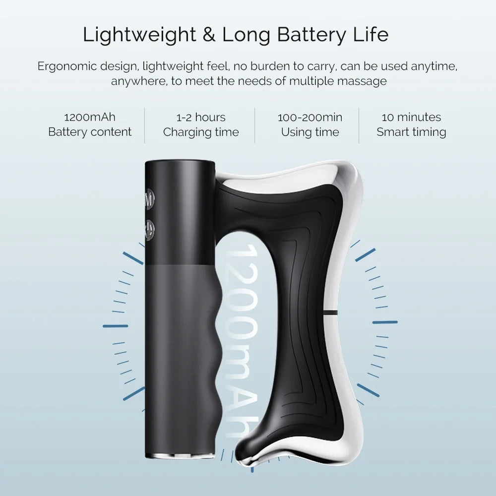 Electric Muscle Massager with Heat, Vibration, and Adjustable Temperature