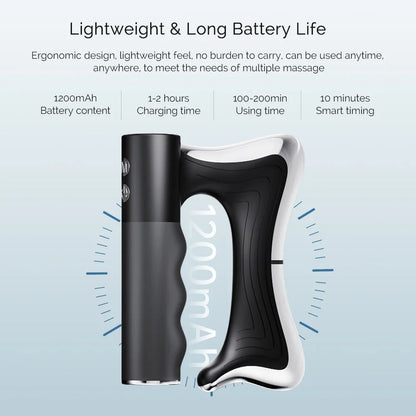 Electric Muscle Massager with Heat, Vibration, and Adjustable Temperature