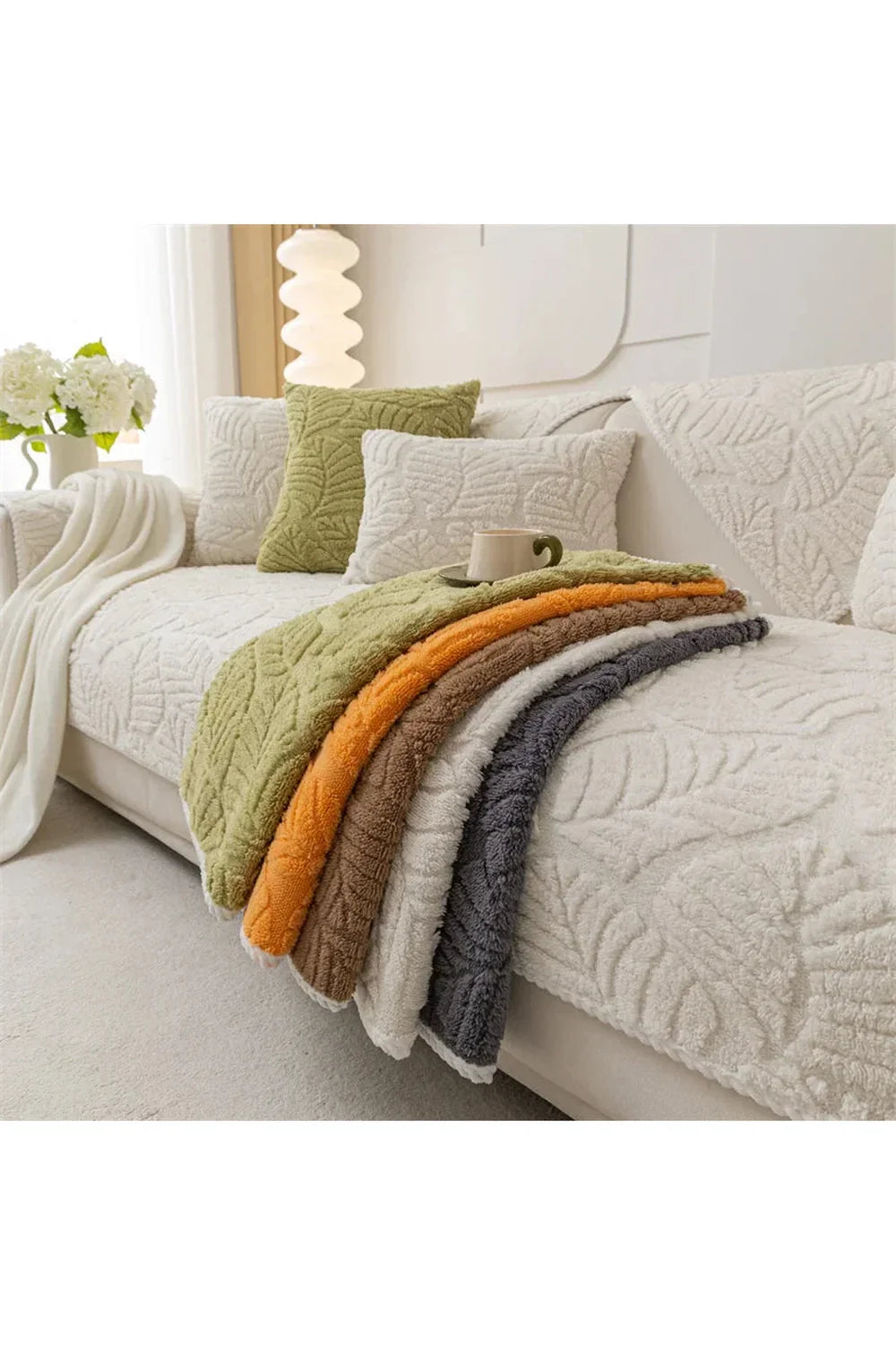 Stylish Scandinavian Sofa Protector | CozyNest