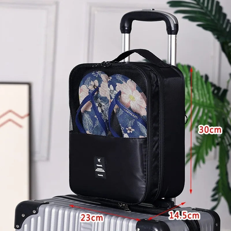 Waterproof and Breathable Shoe Bag for Travel - Holds 2-3 Pairs