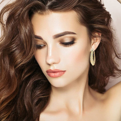 Radiant Twist Hoop Earrings for a Dazzling Look