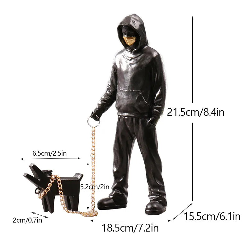 Sculpture Collection Inspired by Banksy Art