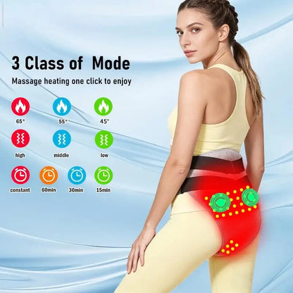 Women’s Heated Briefs with Red Light Therapy – Period Heating Underwear, 3 Heat Settings & Lower Abdomen Comfort