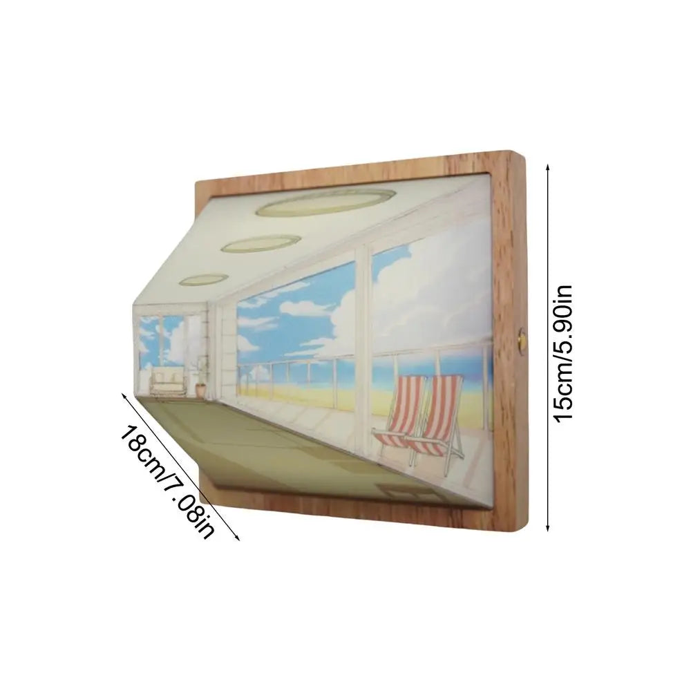 3D Visual Play Wall Light Artwork