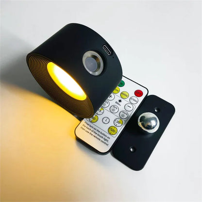 Magnetic Mount LED Wall Light – Cordless with 360-Degree Rotation