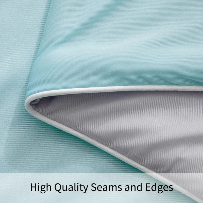 Cooling Blanket for Summer — Lightweight Ice Silk Comforter, Twin/King Size