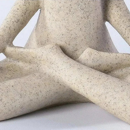 Yoga Woman Figurine – Contemporary Resin Home Decor