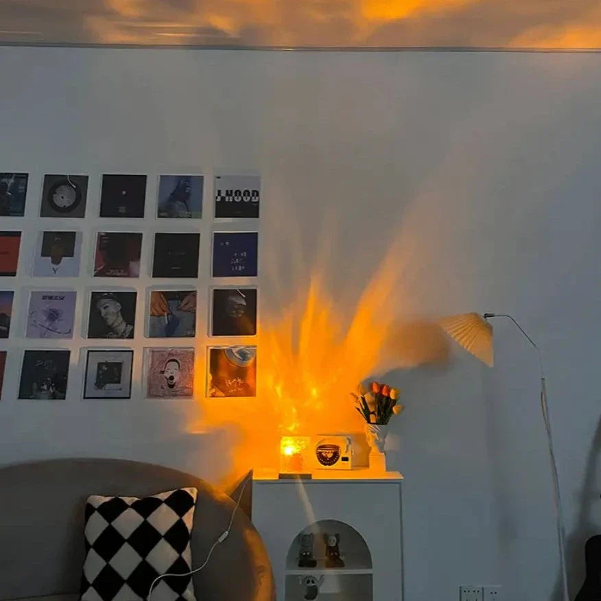Glow Lamp with Aurora Effect