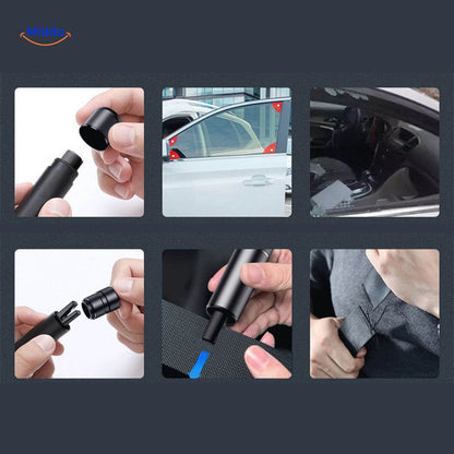 3-in-1 Emergency Tool with Glass Breaker and Seatbelt Cutter - Buy 1 Get 1 Free