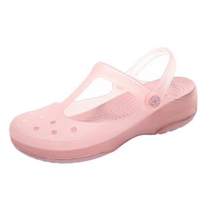 Flat Wedge Clogs for Women – Comfortable Slippers