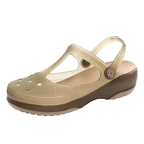 Flat Wedge Clogs for Women – Comfortable Slippers