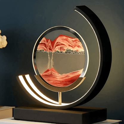 Calming Sand Movement with Ambient Lighting