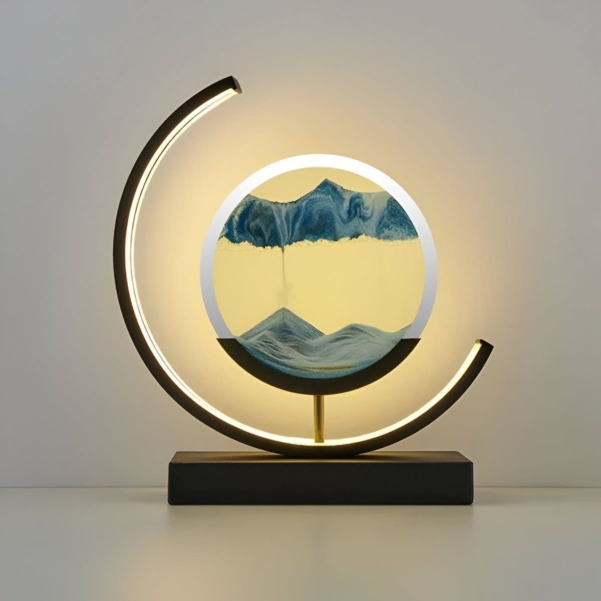 Ambient LED Sand Lamp with Moving Sand for Decorative Lighting