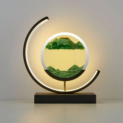 Calming Sand Movement with Ambient Lighting