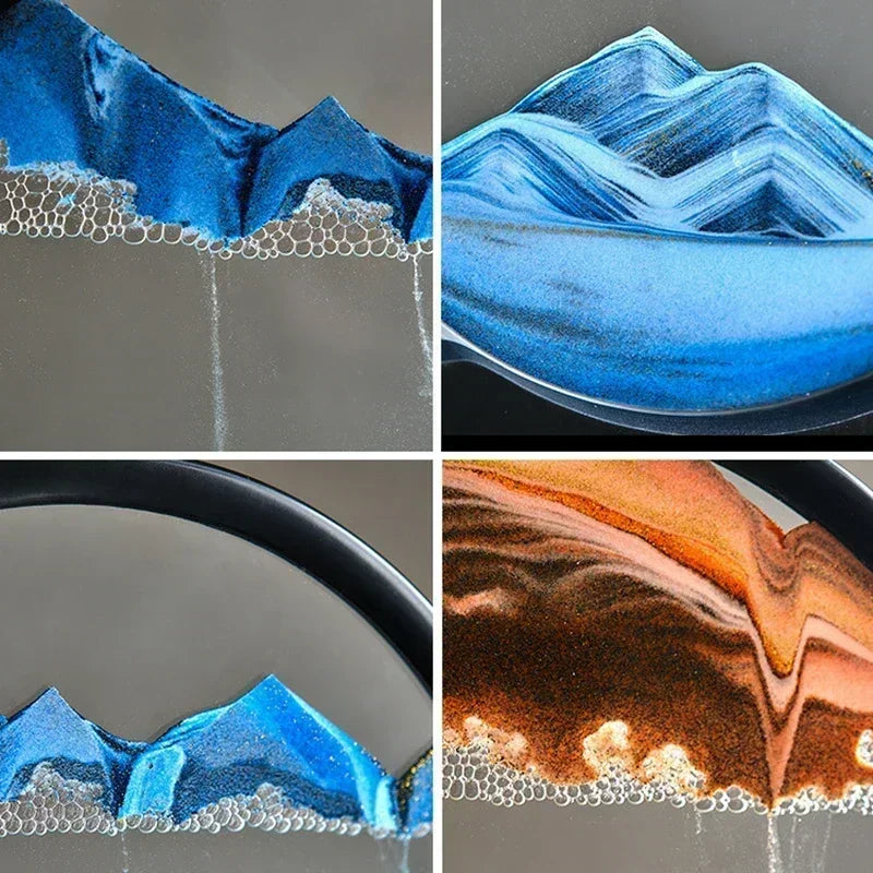 Tranquil Sandscape | Mesmerizing Moving Sand Art