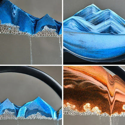 Tranquil Sandscape | Mesmerizing Moving Sand Art