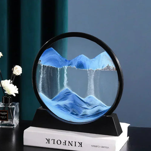 Tranquil Sandscape | Mesmerizing Moving Sand Art