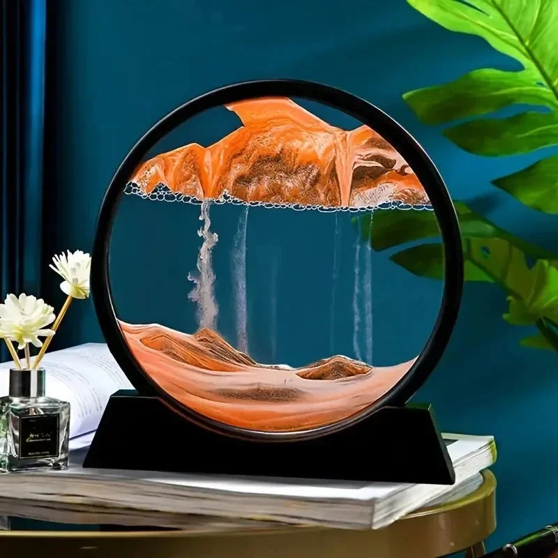 Tranquil Sandscape | Mesmerizing Moving Sand Art