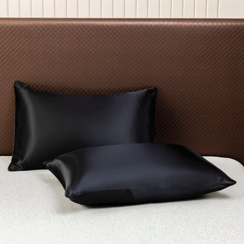 Revitalizing Satin Bedding Set | Lightweight, Breathable Comfort | Soft Pillow Covers | DreamWeave