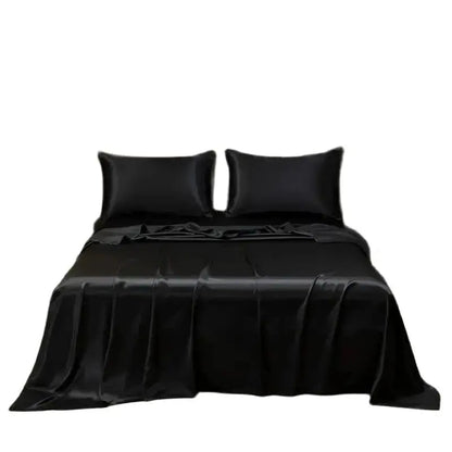 Revitalizing Satin Bedding Set | Lightweight, Breathable Comfort | Soft Pillow Covers | DreamWeave