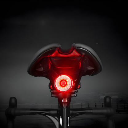 Slim Bicycle Taillight with Automatic Brake Sensor and Light Detection