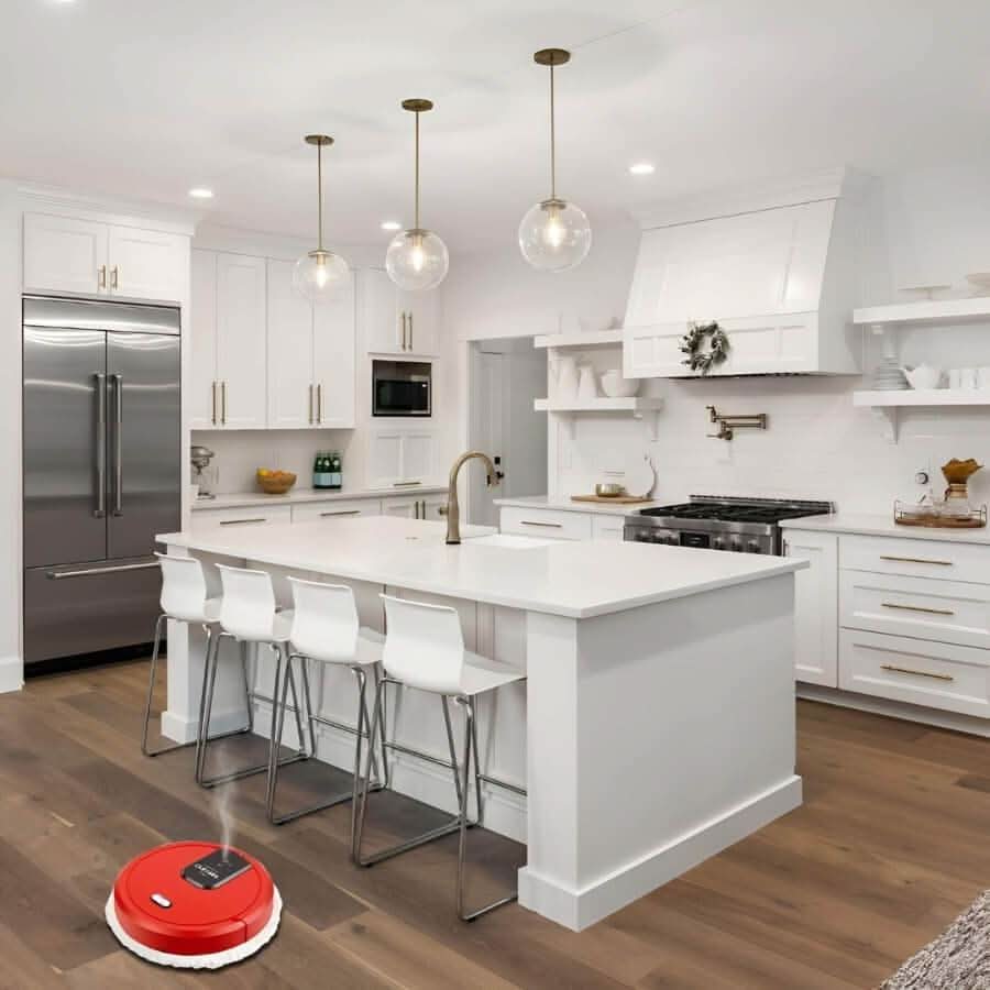 Automatic Mop Cleaner for Effortless Cleaning on Smooth Surfaces