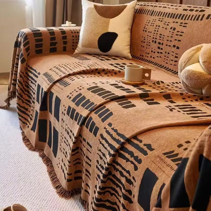 Chic Geometry Reversible Sofa Protector