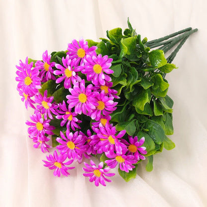 Artificial Daisies – 33 cm | UV Resistant | Decorative Floral Accents for Home & Wedding