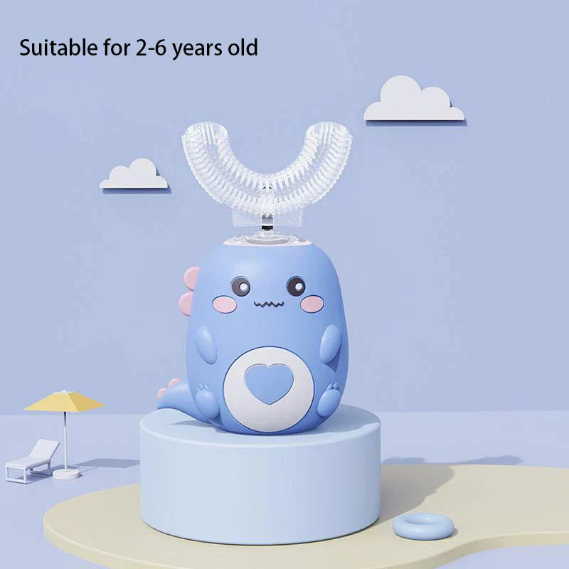 U-Shaped Electric Toothbrush for Kids – 360° Sonic with Soft Bristles