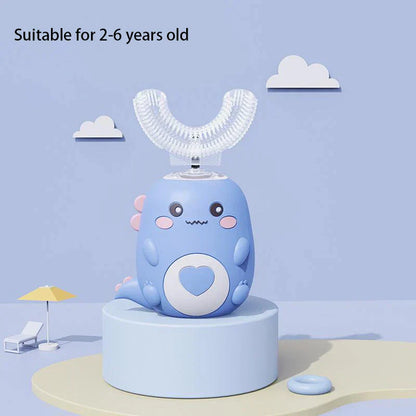 U-Shaped Electric Toothbrush for Kids – 360° Sonic with Soft Bristles