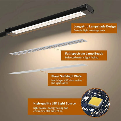 Dimmable Flexible LED Desk Lamp for Adaptive Workspaces