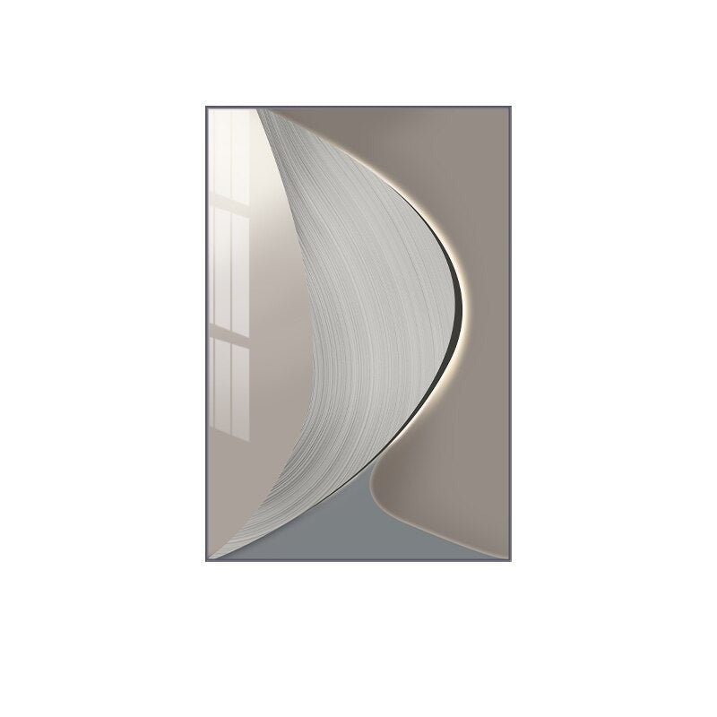 Urban Chic Gray and Beige Canvas Art for Modern Spaces