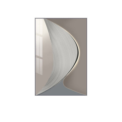 Urban Chic Gray and Beige Canvas Art for Modern Spaces